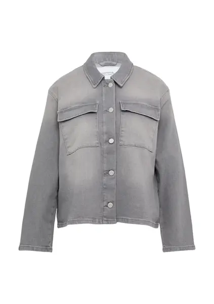 comma casual identity Prechodná bunda  sivý denim