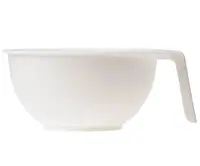 Plastová miska s ručkou na míchání barev Sibel - 350 ml, bílá