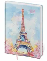Diář 2026 denní A5 Vario Lyra - Paris