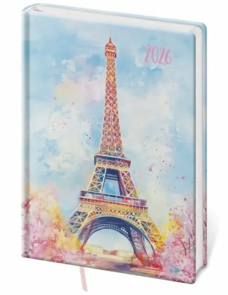 Diář 2026 denní A5 Vario Lyra - Paris