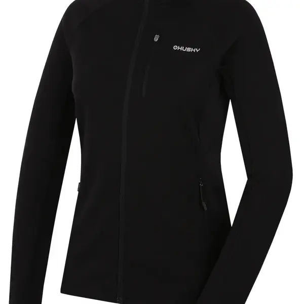 Husky Alou L XL, black Dámská mikina z merino vlny