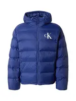 Calvin Klein Jeans Zimná bunda  tmavomodrá / biela