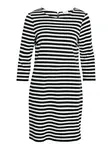 VILA Šaty 'VINinny'  čierna / biela