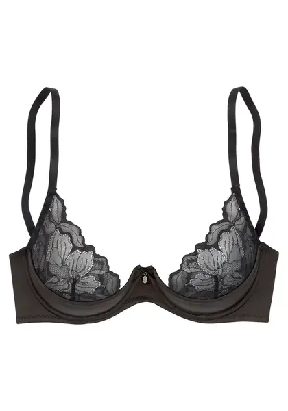 LASCANA Podprsenka 'Banana bra'  čierna