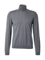 BOSS Sveter 'Musso'  sivá melírovaná