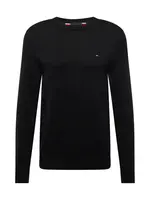 TOMMY HILFIGER Sveter 'ESSENTIAL'  čierna