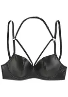 PETITE FLEUR GOLD Podprsenka  čierna