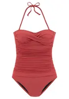 LASCANA Jednodielne plavky  červená