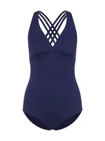 LASCANA Jednodielne plavky  námornícka modrá