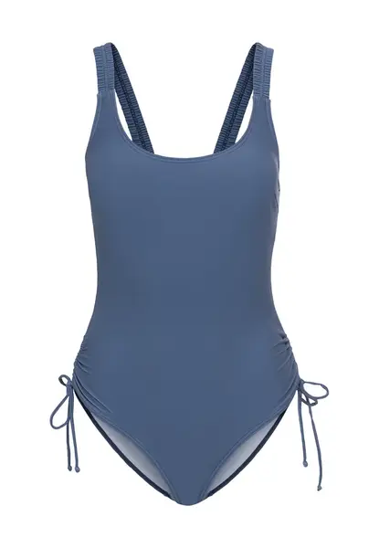 LSCN by LASCANA Jednodielne plavky 'Gina'  dymovo modrá