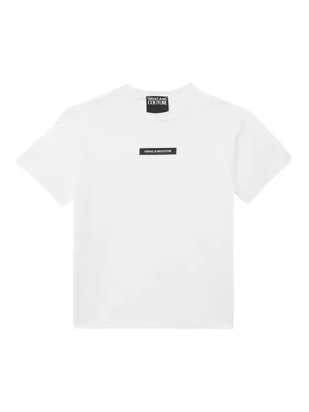 Versace Jeans Couture Tričko  čierna / biela