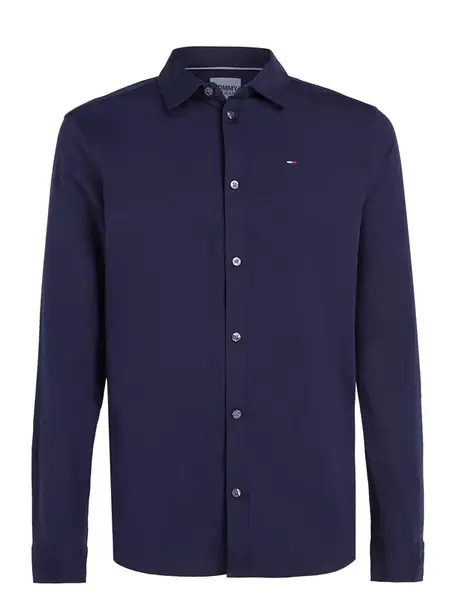 Tommy Jeans Košeľa  tmavomodrá / červená / biela