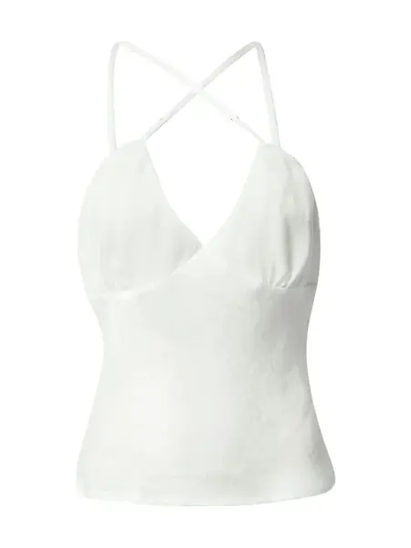 Nasty Gal Top  prírodná biela
