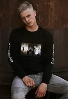 Tupac Trust Nobody Crewneck černý