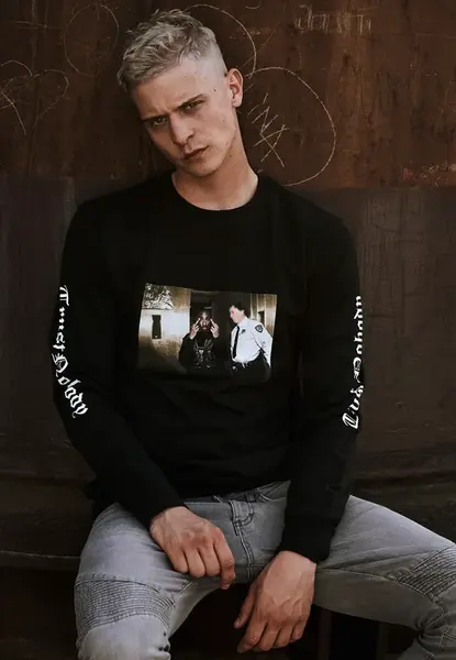 Tupac Trust Nobody Crewneck černý