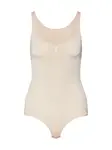 MAGIC Bodyfashion Formujúce body  béžová / biela