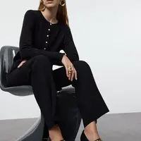 Trendyol Black Thick Chain Pointed Toe Women's Classic Heeled Shoes
