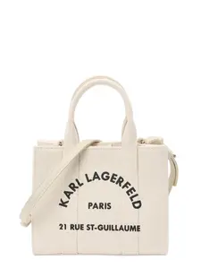 Karl Lagerfeld Shopper  krémová / čierna