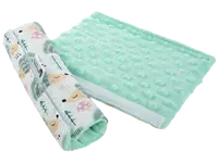 Medi Partners Cotton + minky car seat belt protector – Hedgehogs + minky minky