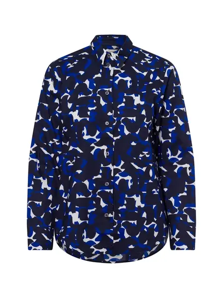 Marc O'Polo Blúzka  námornícka modrá / indigo / biela