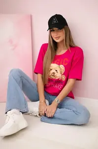 Halenka s potiskem Kouzelná fuchsie