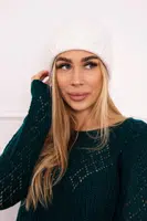 marka niezdefiniowana Dámská čepice Leaves K245 bílá