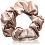 Crystallove Silk Scrunchie hedvábná gumička do vlasů Gold 1 ks