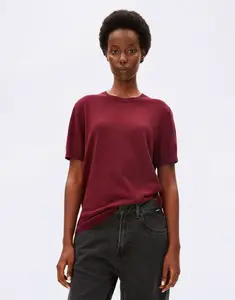 Armedangels Fine Knit Sweater 3639 velvet red S