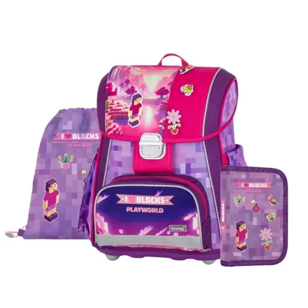 Školní set 3ks PREMIUM Playworld Girl