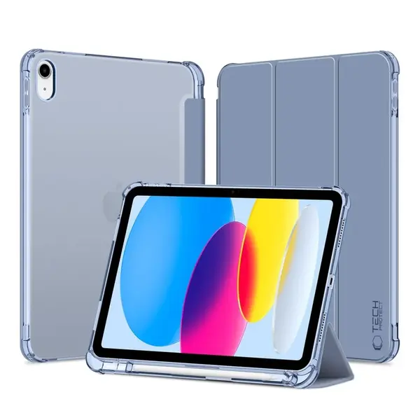 Tech-Protect SC Pen Hybrid puzdro na iPad 10.9'' 10gen 2022, modré/priesvitné