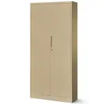 Kovová skriňa Jan H 90 cm – béžová, dvojdverová