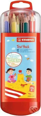 STABILO Trio, hrubá 15 ks Box