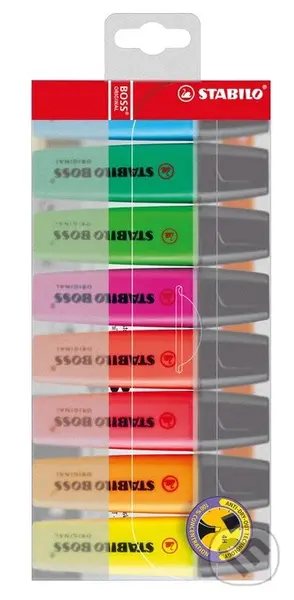STABILO BOSS ORIGINAL 8 ks Púzdro