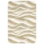 OnlyWow KOUPELNOVÁ PŘEDLOŽKA Linie - Vlnité - Krémové 60x90 cm