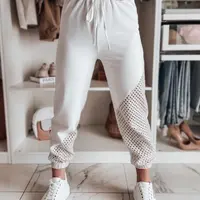 Dámské tepláky ELEGRA ecru