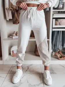 Dámské tepláky ELEGRA ecru