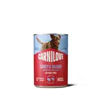 CARNILOVE Konzerva s paštikou pro psy losos a krůta 400 g