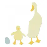 SIZZIX Bigz vyřezávací šablona - kačena a kačátko (poškozené)