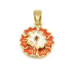Brass Enamel Pendants