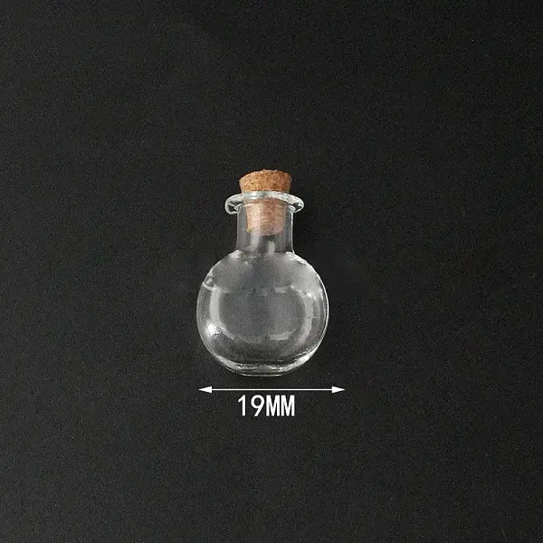 Mini High Borosilicate Glass Bottle Bead Containers
