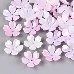 Opaque Plastic Bead Caps