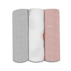 LIONELO Bambusové pleny Bamboo Set Rainbow, 3 ks