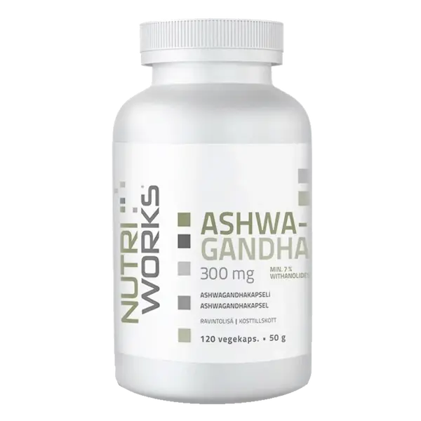 NutriWorks Ashwagandha - 120 kapslí