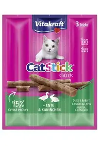Vitakraft cat pochoutka stick mini  rabbit/duck 3x6g