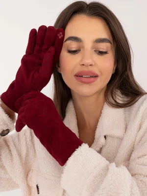 Gloves-AT-RK-23901.22-burgundy