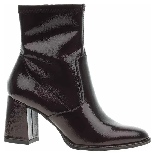 Dámské polokozačky Tamaris 1-25357-41 merlot patent 36