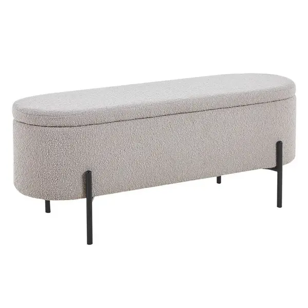 Livetastic TABURETOVÁ LAVICE, textil, 110/44/40 cm