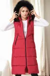 Z9741 DEWBERRY WOMEN'S VEST-BURGUNDY