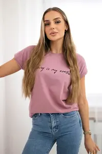 Halenka Shopping je moje kardio tmavě růžová