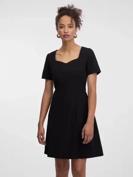 Černé dámské šaty ke kolenům ORSAY - Dámské